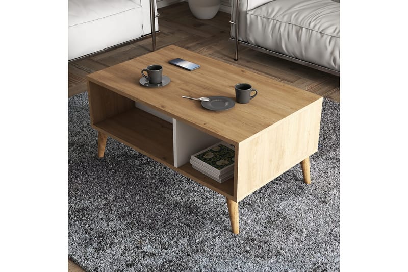 Soffbord Cravans 90x54x90 cm - Ek - Möbler - Bord & matgrupp - Soffbord