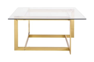 Soffbord Crystal 80 cm - Guld - Möbler - Bord & matgrupp - Soffbord