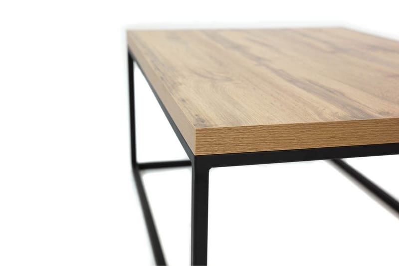 Soffbord Cubinson 100 cm - Ekfärg/Svart - Möbler - Bord & matgrupp - Soffbord