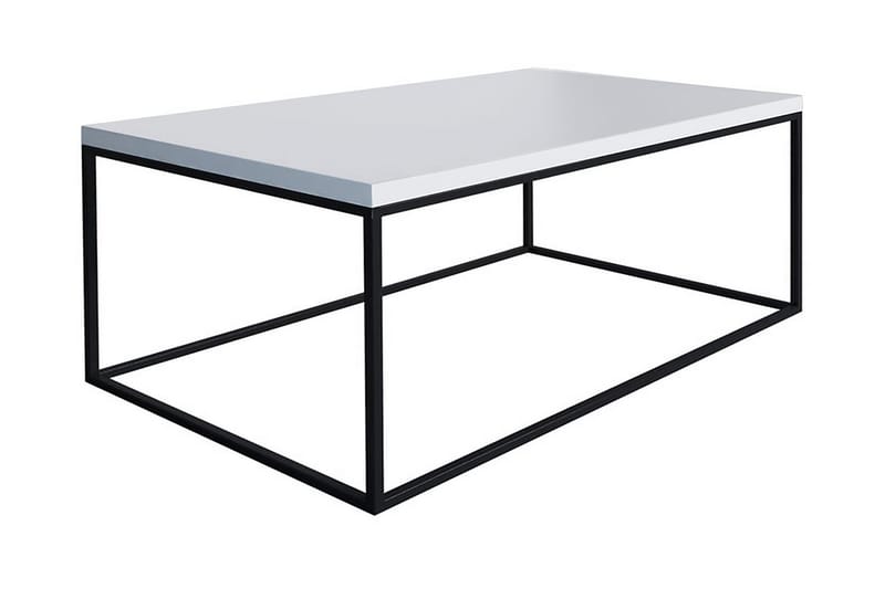 Soffbord Cubinson 100 cm - Vit/Svart - Soffbord