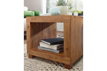 Soffbord Cumens 50 cm med Förvaring Hylla - Massivt Trä - Möbler - Bord & matgrupp - Soffbord