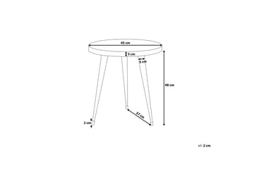 Soffbord Detah 45 cm - Trä|Natur - Möbler - Bord & matgrupp - Soffbord