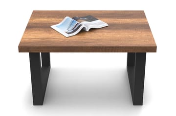 Soffbord Dewat 80 cm - Teak/Antracit - Möbler - Bord & matgrupp - Soffbord