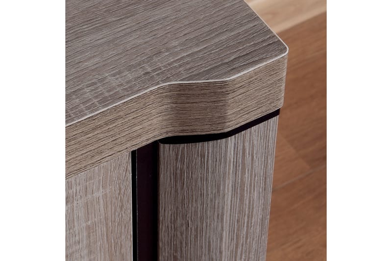 Soffbord Domineck 90 cm med Förvaring Hylla - Tryffel/Beige/Grå - Möbler - Bord & matgrupp - Soffbord
