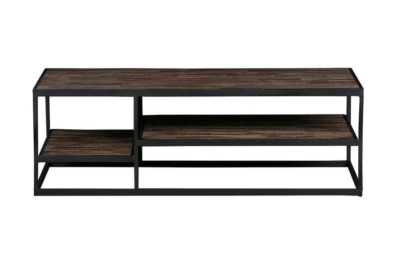 Soffbord Donetta 120 cm - Teak/Svart Järn - Soffbord