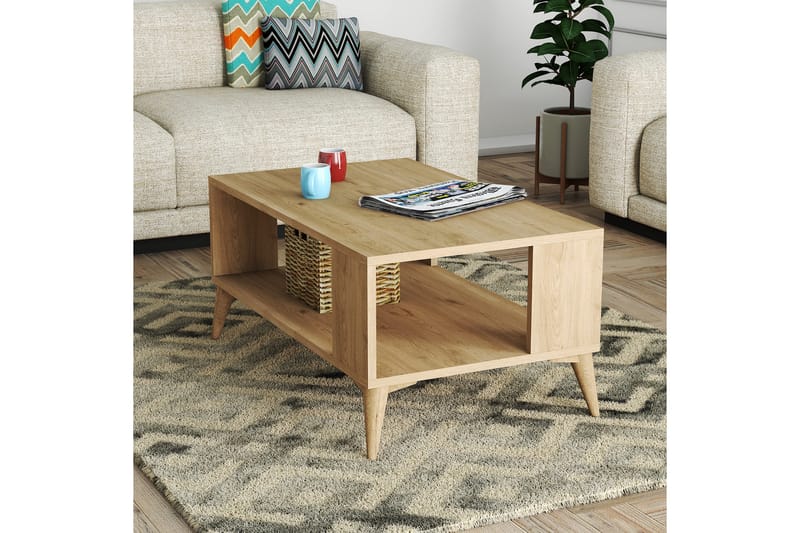 Soffbord Elmvale 90x54x90 cm - Ek - Möbler - Bord & matgrupp - Soffbord