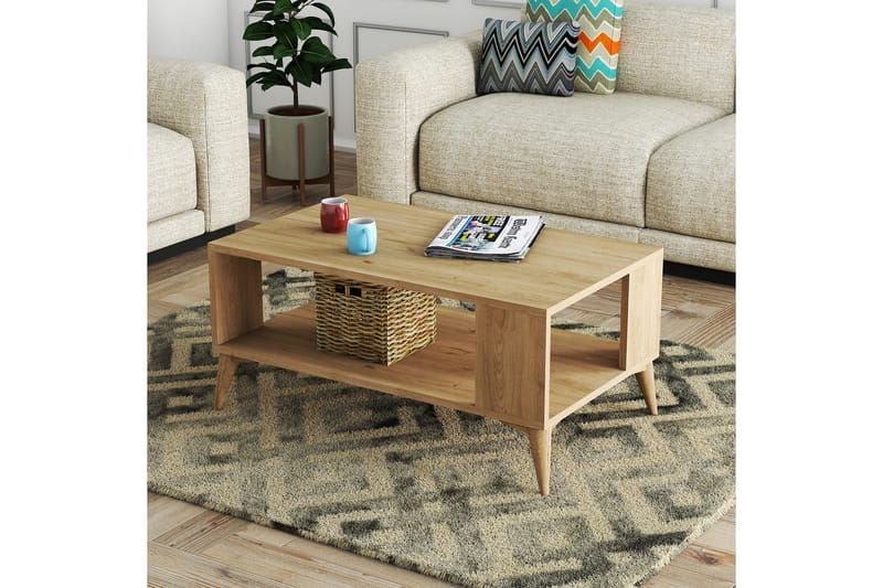 Soffbord Elmvale 90x54x90 cm - Ek - Möbler - Bord & matgrupp - Soffbord