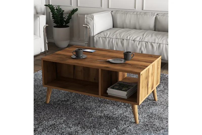 Soffbord Elrasmo Soffbord 90x54x90 cm Brun - Möbler - Bord & matgrupp - Soffbord