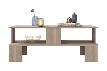 Soffbord Evansa 120 cm - Natur/Mörkbrun - Möbler - Bord & matgrupp - Soffbord