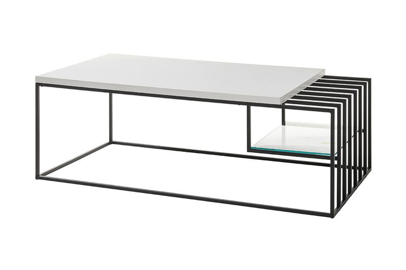 Soffbord Exteer 120 cm - Vit - Soffbord