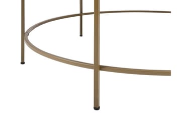 Soffbord Florence 88 cm - Svart/Glas - Möbler - Bord & matgrupp - Soffbord