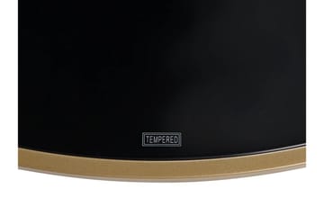 Soffbord Florence 88 cm - Svart/Glas - Möbler - Bord & matgrupp - Soffbord