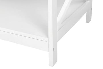 Soffbord Fostrie 100 cm med Förvaring Hylla - Vit - Möbler - Bord & matgrupp - Soffbord