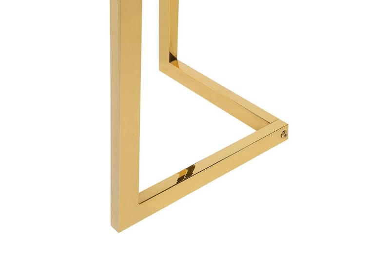 Soffbord Freising 120 cm - Glas/Guld - Soffbord