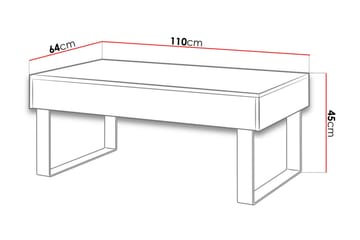 Soffbord Frick 110 cm - Brun/Beige - Möbler - Bord & matgrupp - Soffbord