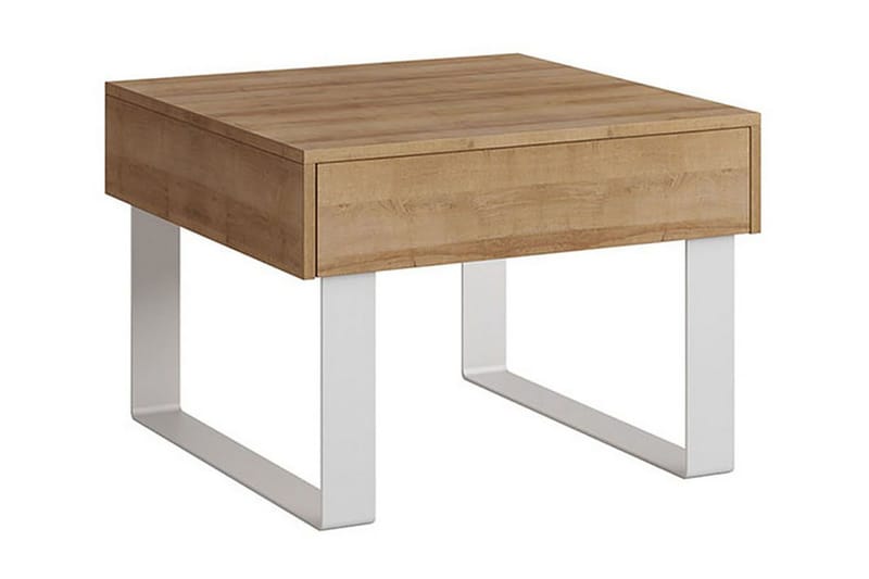 Soffbord Frick Litet 64 cm med Förvaring Låda - Brun/Beige - Soffbord