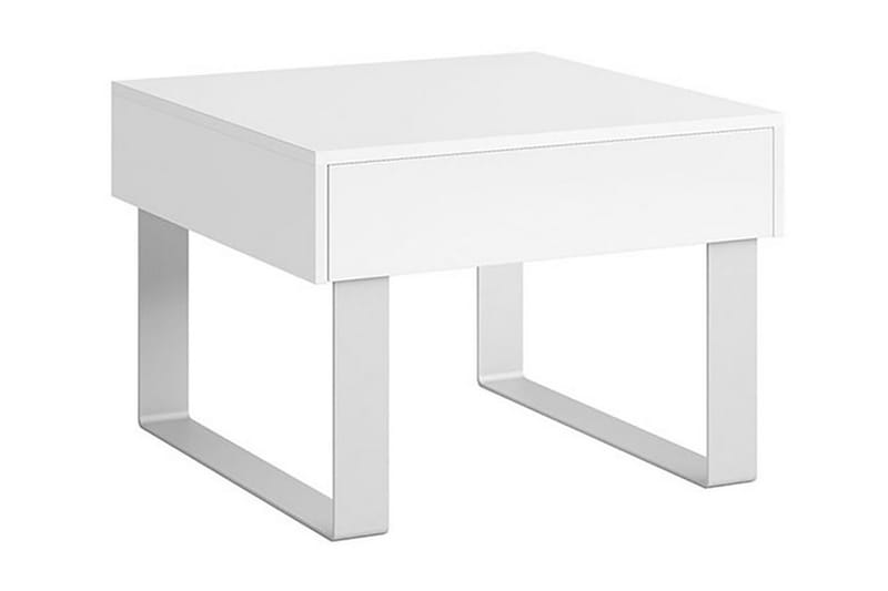 Soffbord Frick Litet 64 cm med Förvaring Låda - Vit - Soffbord