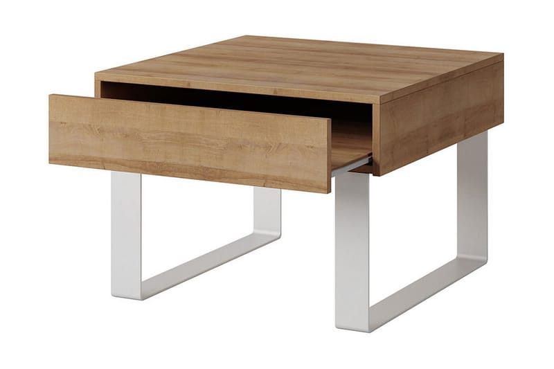 Soffbord Frick Litet 64 cm med Förvaring Låda - Vit - Möbler - Bord & matgrupp - Soffbord