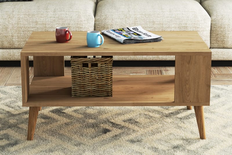 Soffbord Frogesta 90x54x90 cm - Ek - Möbler - Bord & matgrupp - Soffbord