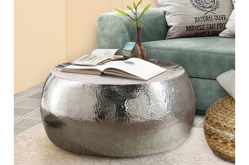 Soffbord Gedina 83 cm - Silver - Möbler - Bord & matgrupp - Soffbord