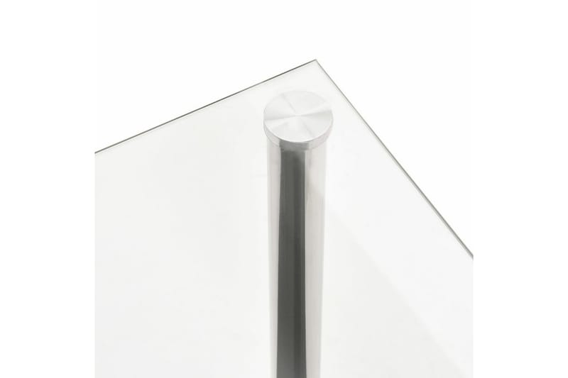 Soffbord genomskinligt 110x43x60 cm härdat glas - Transparent - Soffbord