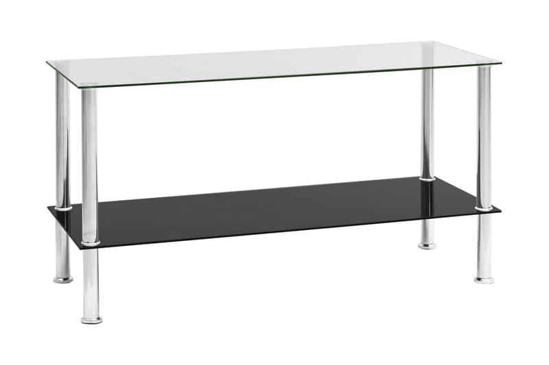 Soffbord genomskinligt 110x43x60 cm härdat glas - Transparent - Soffbord