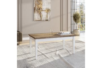 Soffbord Getafez 110 cm - Vit/Natur - Möbler - Bord & matgrupp - Soffbord