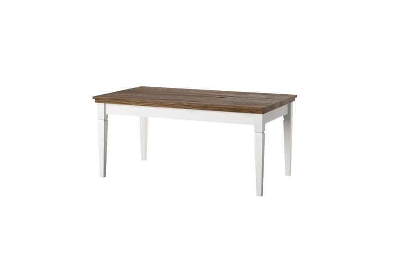 Soffbord Getafez 110 cm - Vit/Natur - Möbler - Bord & matgrupp - Soffbord