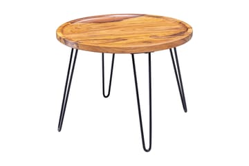 Soffbord Giandelone 60 cm Runt - Massivt Trä/Svart - Möbler - Bord & matgrupp - Soffbord