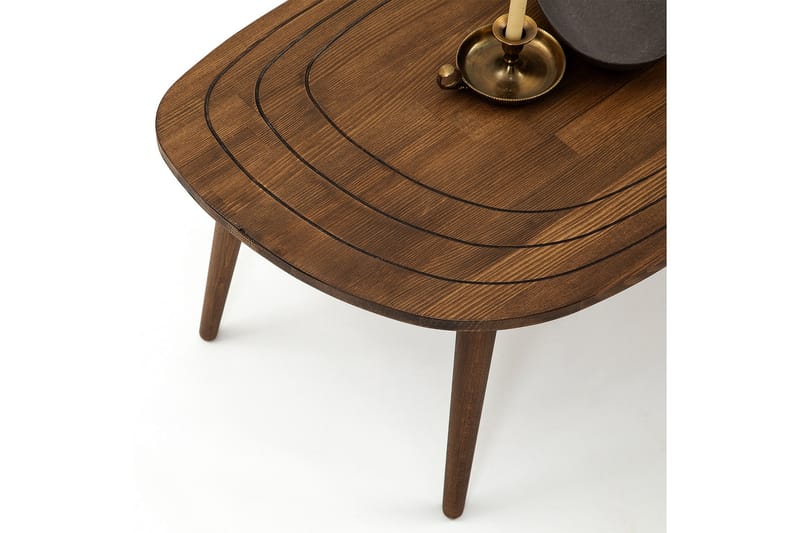 Soffbord Gozoa 115 cm - Valnöt - Möbler - Bord & matgrupp - Soffbord