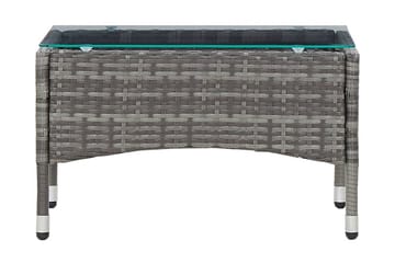 Soffbord grå 60x40x36 cm konstrotting