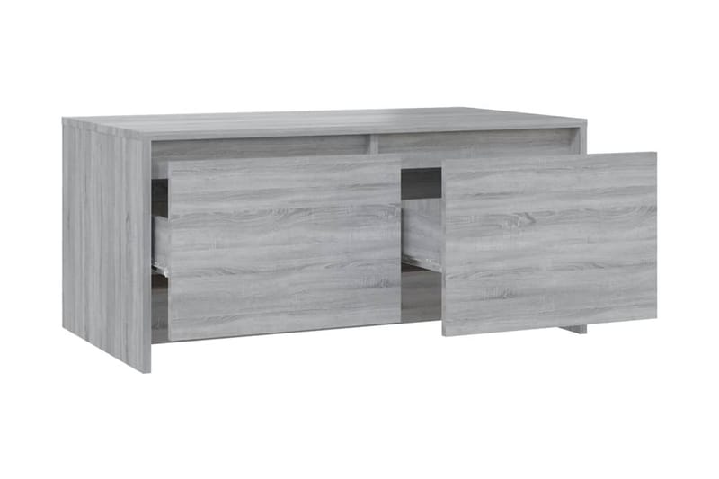 Soffbord grå sonoma 90x50x41,5 cm spånskiva - Grå - Soffbord