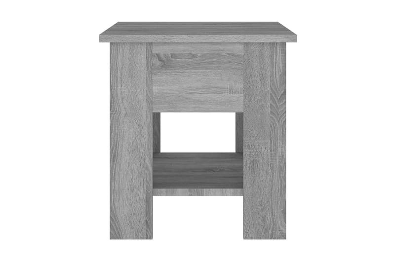 Soffbord grå sonoma-ek 40x40x42 cm konstruerat trä - Grå - Soffbord