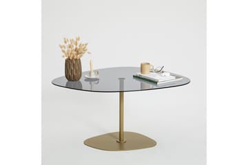 Soffbord Greevston 85 cm - Grå/Guld - Möbler - Bord & matgrupp - Soffbord