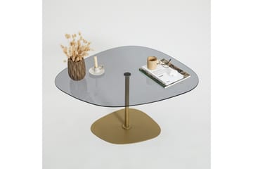 Soffbord Greevston 85 cm - Grå/Guld - Möbler - Bord & matgrupp - Soffbord