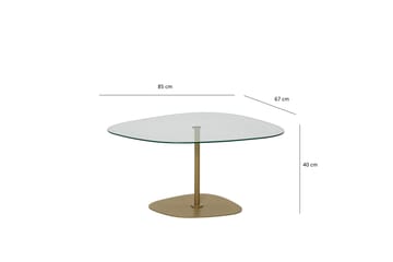 Soffbord Greevston 85 cm - Guld - Möbler - Bord & matgrupp - Soffbord