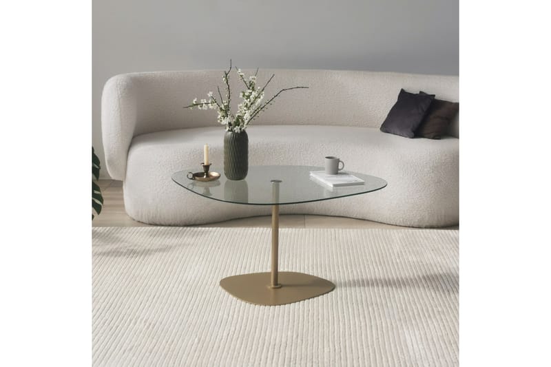 Soffbord Greevston 85 cm - Guld - Möbler - Bord & matgrupp - Soffbord
