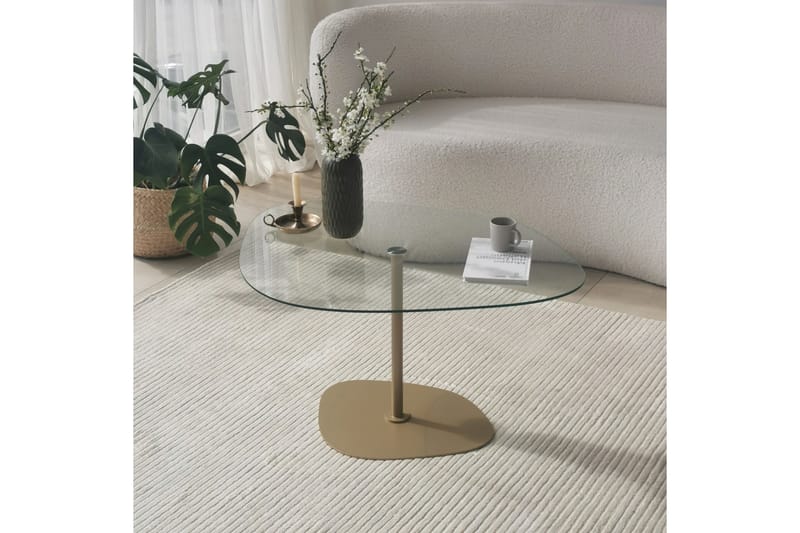 Soffbord Greevston 85 cm - Guld - Möbler - Bord & matgrupp - Soffbord