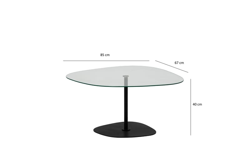Soffbord Greevston 85 cm - Svart - Möbler - Bord & matgrupp - Soffbord