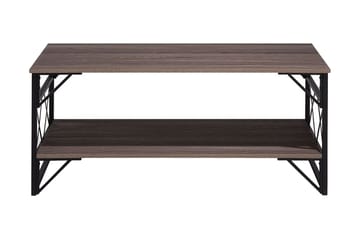 Soffbord Handing 120 cm med Förvaring Hylla - Brungrå - Möbler - Bord & matgrupp - Soffbord