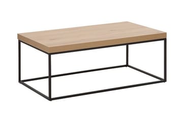 Soffbord Heber 100 cm - Ljusbrun/Svart - Möbler - Bord & matgrupp - Soffbord