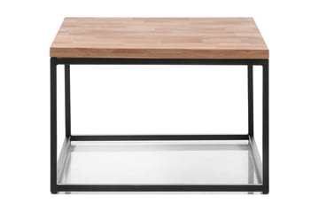 Soffbord Hiraoka 70 cm - Ek/Svart - Möbler - Bord & matgrupp - Soffbord