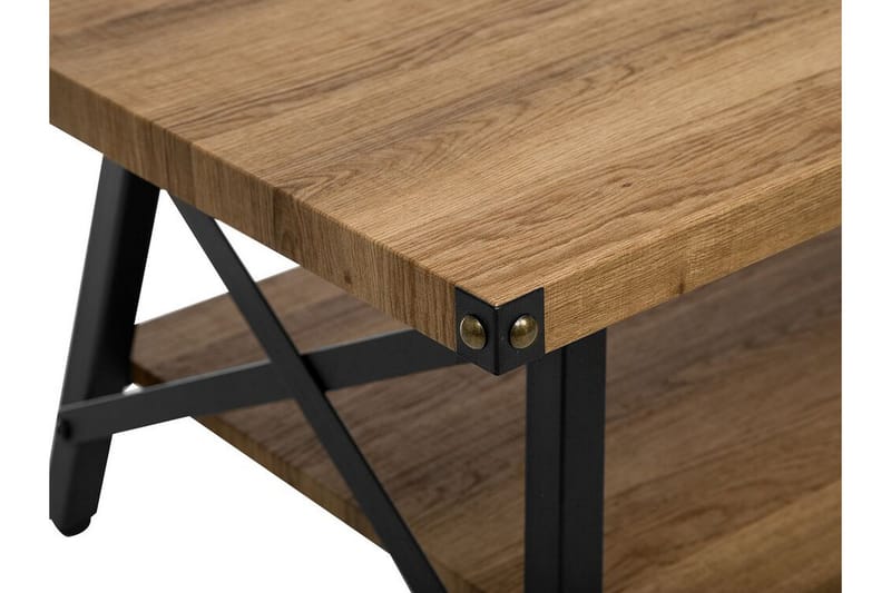 Soffbord Hollinswood 100 cm med Förvaring Hylla - Trä/Natur - Möbler - Bord & matgrupp - Soffbord