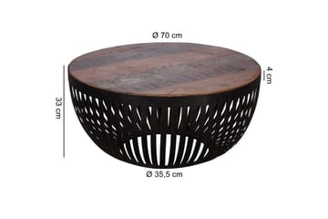 Soffbord Holtzen 70 cm - Flerfärgad - Möbler - Bord & matgrupp - Soffbord