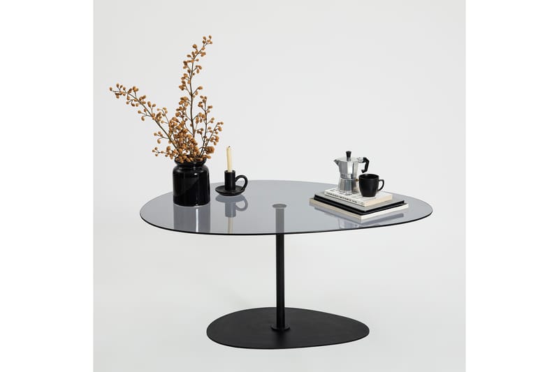 Soffbord Hommedal 90 cm - Grå/Svart - Möbler - Bord & matgrupp - Soffbord