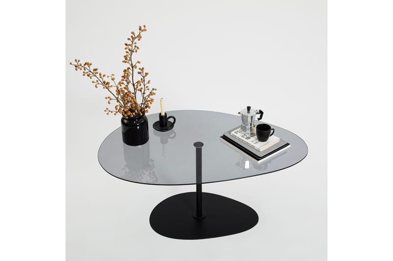 Soffbord Hommedal 90 cm - Grå/Svart - Möbler - Bord & matgrupp - Soffbord
