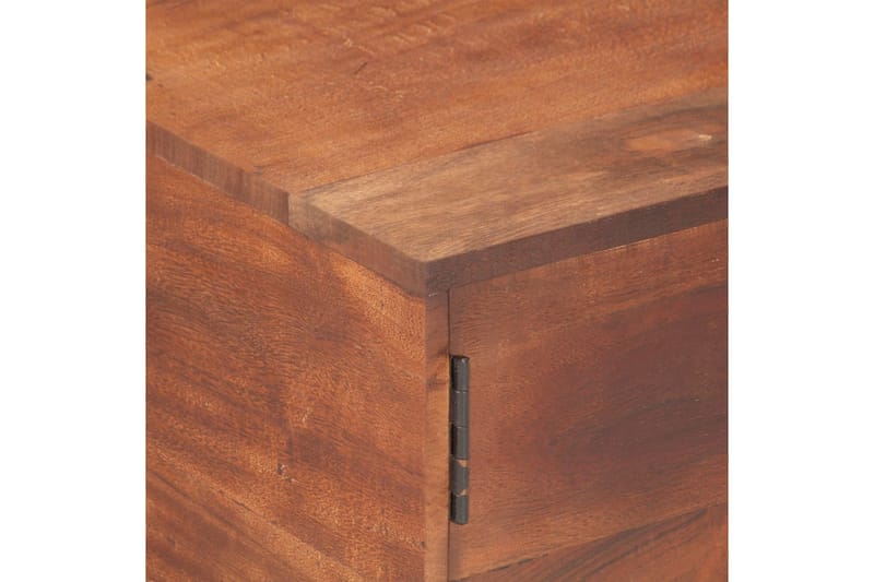 Soffbord honungsbrun 67x67x45 cm massivt akaciaträ - Valnötsbrun - Soffbord
