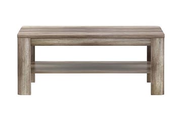 Soffbord Hupke 110 cm med Förvaring Hylla - Brun - Möbler - Bord & matgrupp - Soffbord