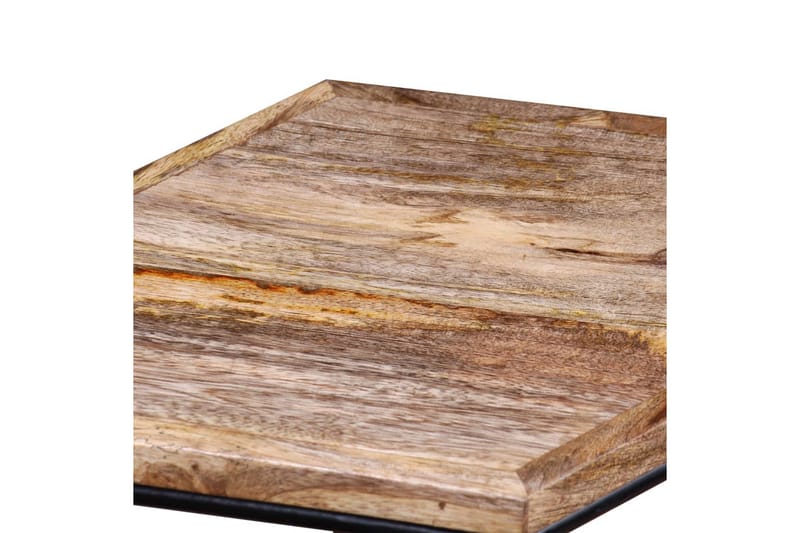 Soffbord i massivt mangoträ 48x48x40 cm - Brun - Soffbord