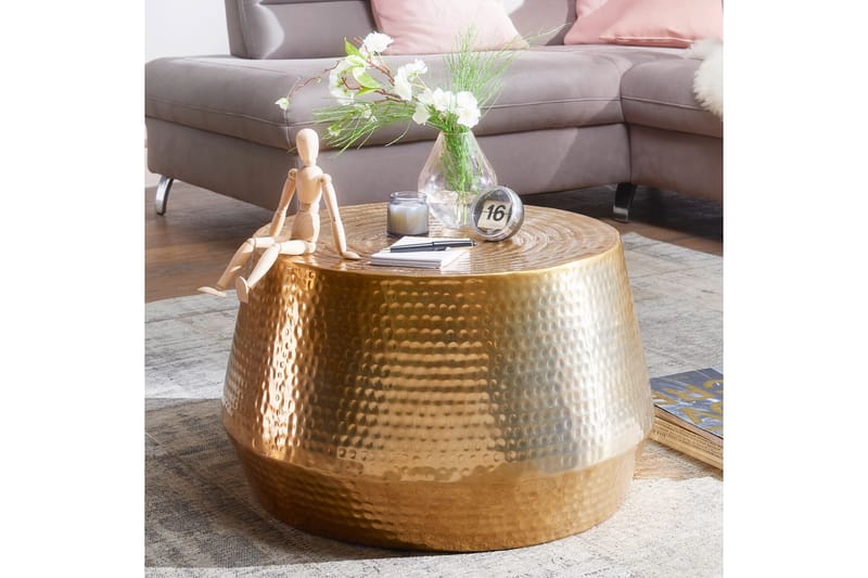Soffbord Jeannoel 60 cm - Guld - Möbler - Bord & matgrupp - Soffbord